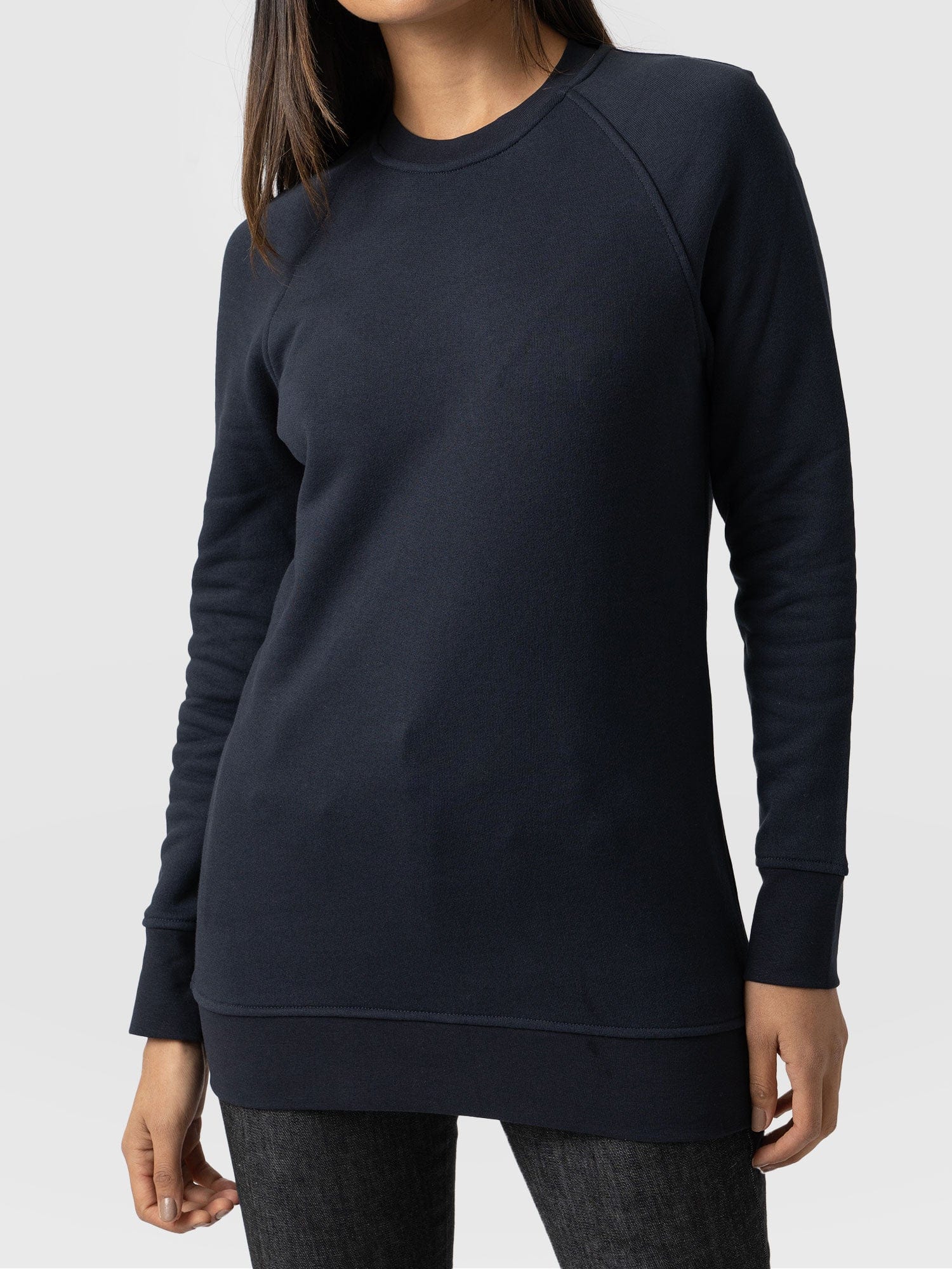 Cotton Sweater Navy - Women's Sweaters | Saint + Sofia® USA